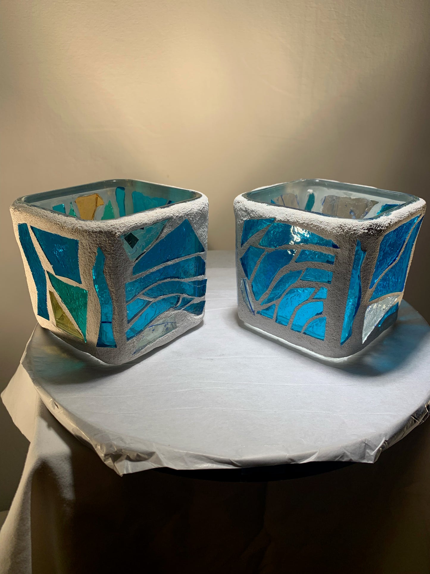 "Soul Sisters” Stained Glass Candleholders – Inspired by Blues and Classic Soul