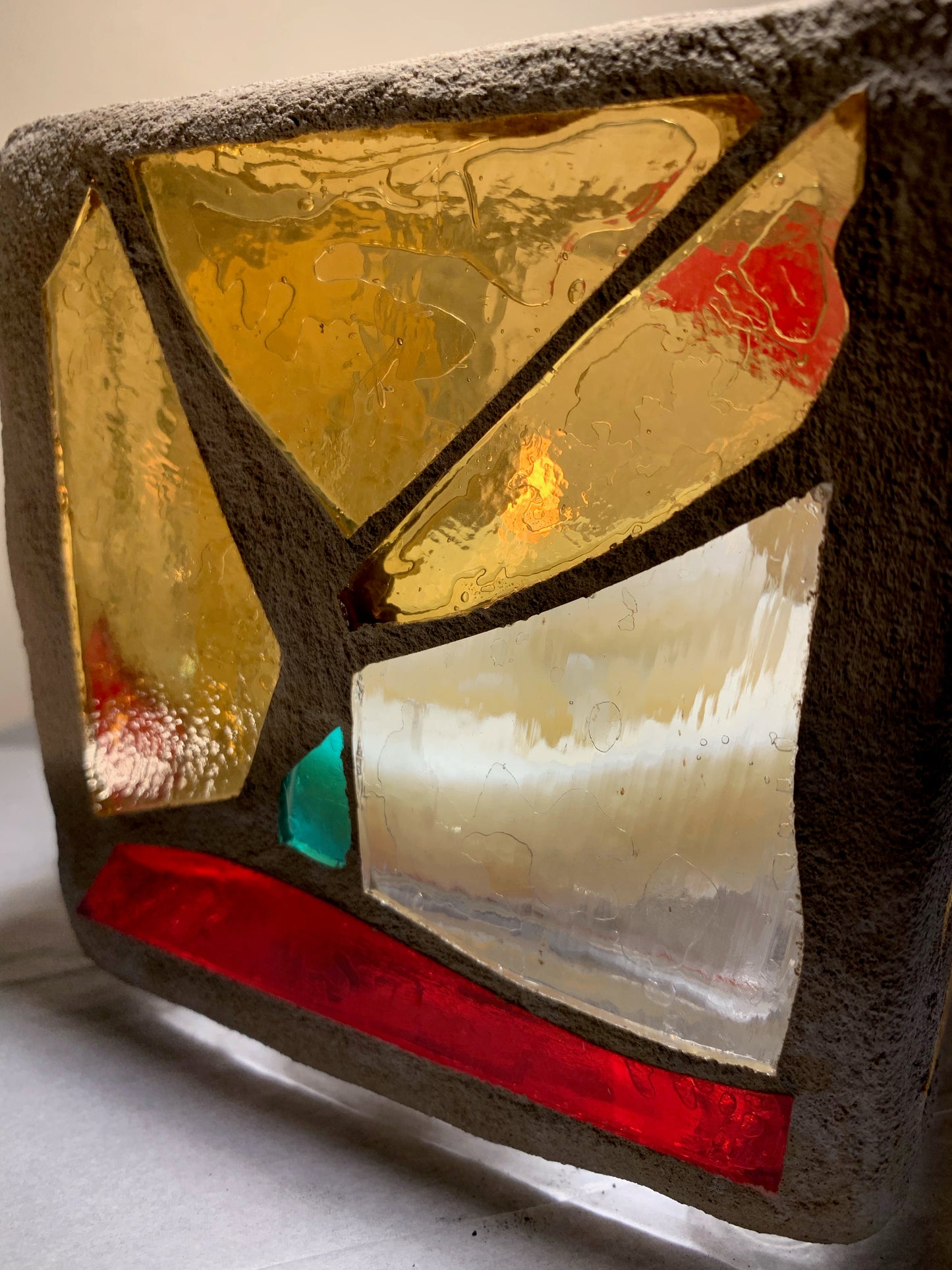 "The Desert Night" Cathedral Candleholder – Warm Hues Inspired by Dusk