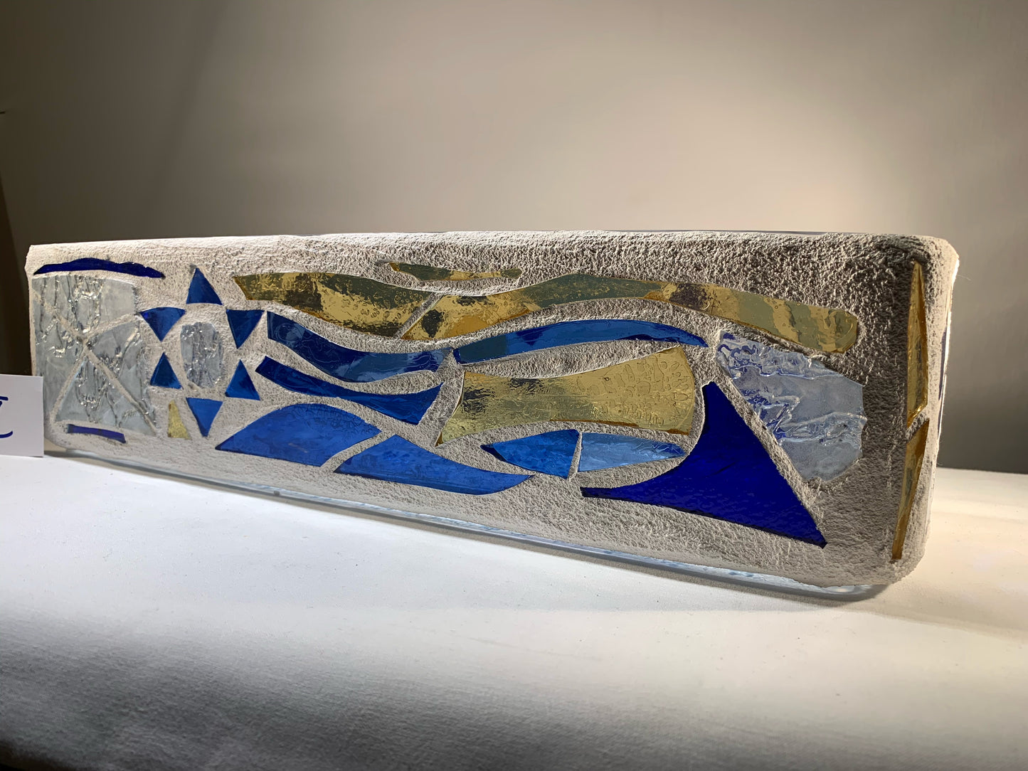 "Sunrise Sunset V" Stained Glass Menorah – A Tribute to Tradition and Artistry